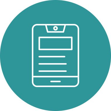 Modern simgenin vektör illüstrasyonu