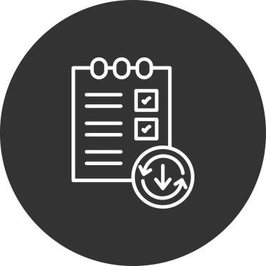 belge vektör simgesi modern basit illüstrasyon