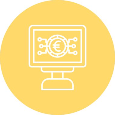 Bilgisayar Vektörü Şekil Simgesi Tasarımı