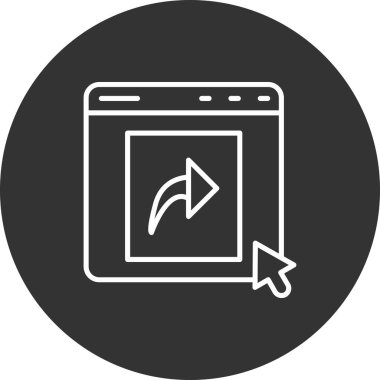 seo modern simgesinin vektör illüstrasyonu