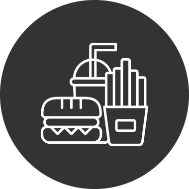 Gıda simgesinin vektör illüstrasyonu