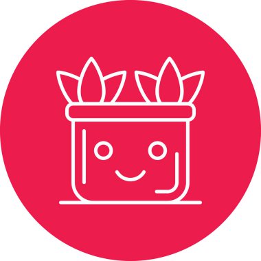 Esrar. Web simgesi basit illüstrasyon.