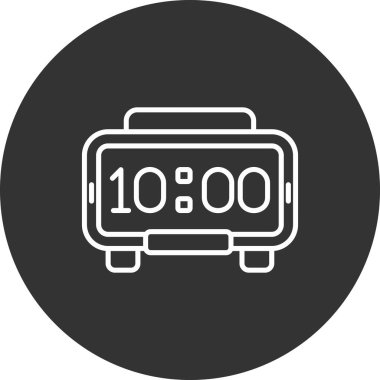 Saatin vektör illüstrasyonu