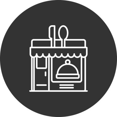 Gıda simgesinin vektör illüstrasyonu