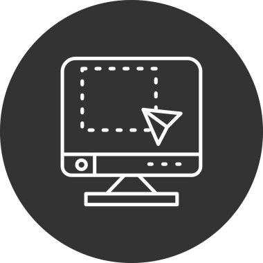 bilgisayar simgesi vektör illüstrasyonu