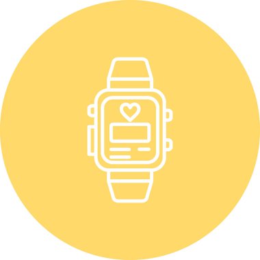 smartwatch simgesinin vektör illüstrasyonu