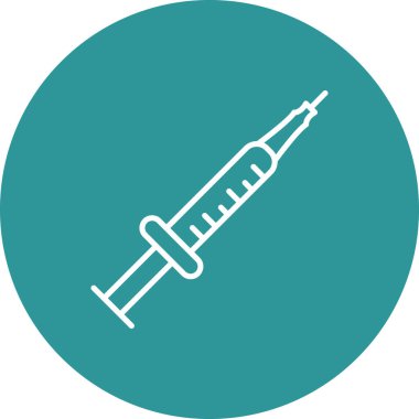 Şırınga ikonu vektör çizimi