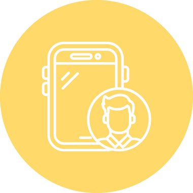 akıllı telefon simgesi vektör illüstrasyonu