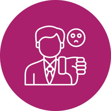 İş simgesinin vektör illüstrasyonu