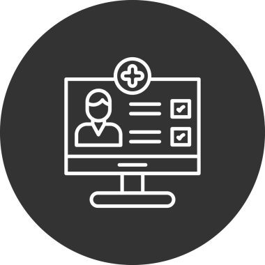 tıbbi simge vektör illüstrasyonu