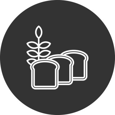 Gıda simgesinin vektör illüstrasyonu