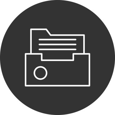 Kişisel ve ticari kullanım için vektör belgesi simgesi.