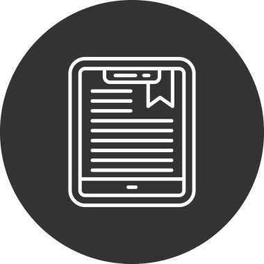 Belge simgesinin vektör illüstrasyonu