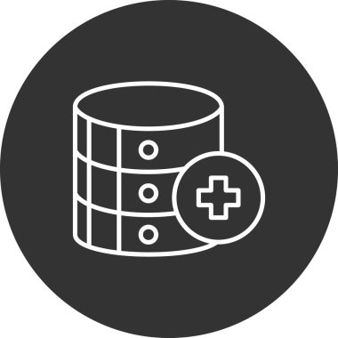 veritabanı vektör illüstrasyonu