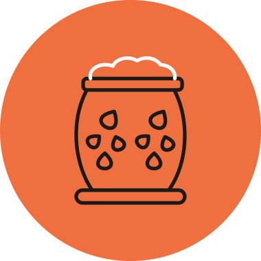 Gıda simgesinin vektör illüstrasyonu