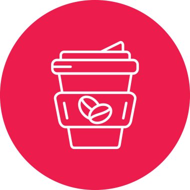 vektör kahve fincanı ico, vektör illüstrasyon