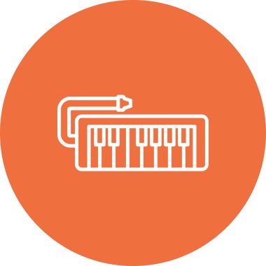 Müzik simgesinin vektör illüstrasyonu