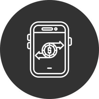 Modern simgenin vektör illüstrasyonu