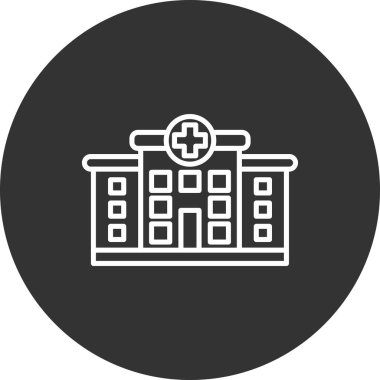 Hastane Simgesi Vektör İllüstrasyonu