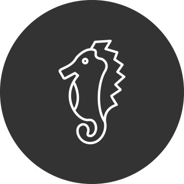 At simgesinin vektör illüstrasyonu