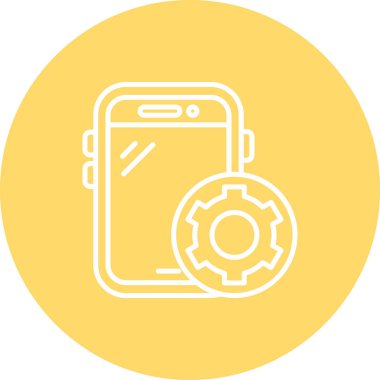 telefon simgesi, vektör illüstrasyonu