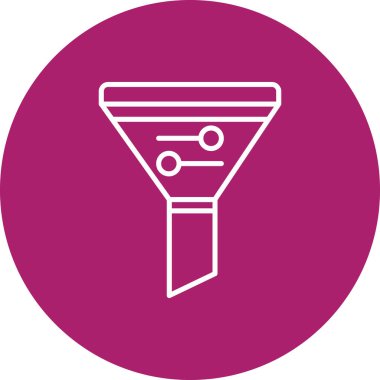 Filtre simgesi vektör illüstrasyon tasarımı 