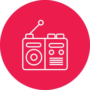 Modern simgenin vektör illüstrasyonu