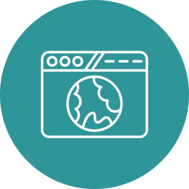 seo modern simgesinin vektör illüstrasyonu