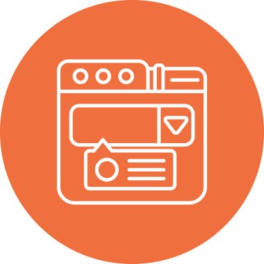 seo modern simgesinin vektör illüstrasyonu