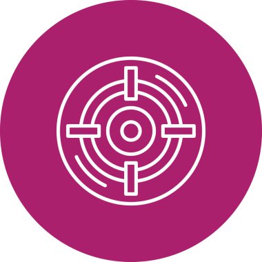 Seo simgesinin vektör illüstrasyonu