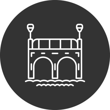 Modern yapı simgesinin vektör illüstrasyonu