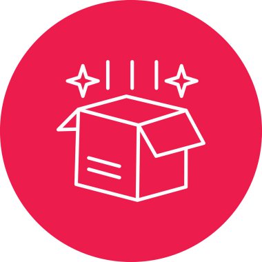 kutu simgesi vektör illüstrasyonu