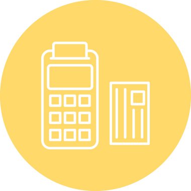 Modern simgenin vektör illüstrasyonu