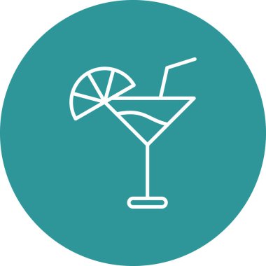 içki ikonu vektör illüstrasyonu