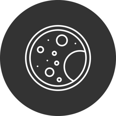 Ay simgesi, vektör illüstrasyonu