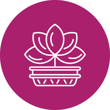 vektör çiçek simgesi