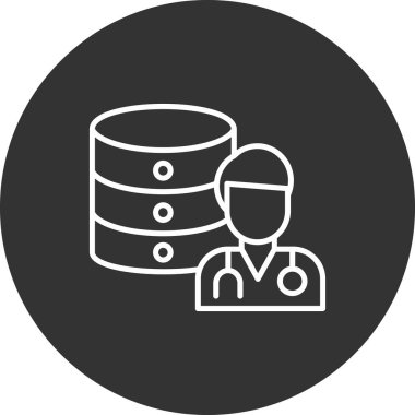 Seo simgesinin vektör illüstrasyonu