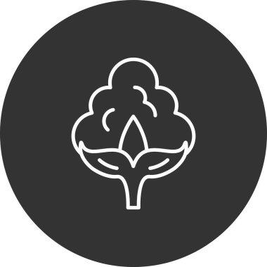 ağaç simgesi, vektör illüstrasyonu