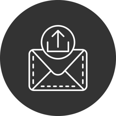 Vektör E- posta simgesi illüstrasyonu