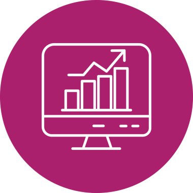 seo modern simgesinin vektör illüstrasyonu