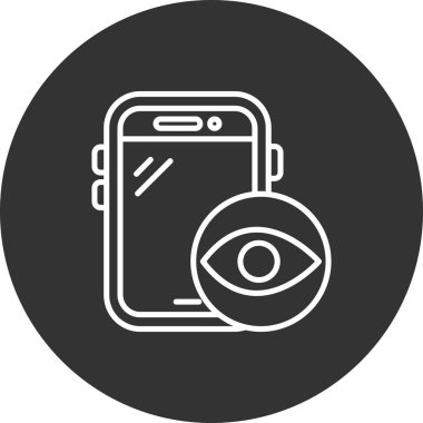 vektör telefon ico, vektör illüstrasyonu