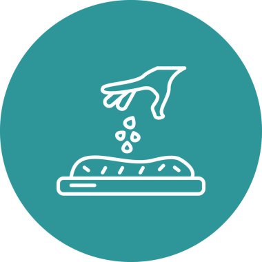 Pasta Simgesinin Vektör illüstrasyonu