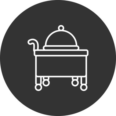 Gıda simgesinin vektör illüstrasyonu