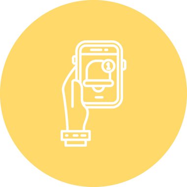 Vektör telefon simgesi illüstrasyonu