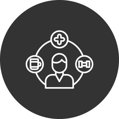 seo modern simgesinin vektör illüstrasyonu