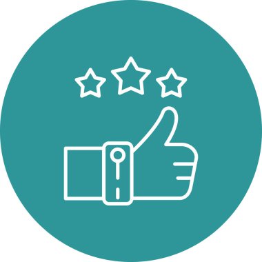 Modern simgenin vektör illüstrasyonu