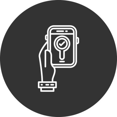 seo modern simgesinin vektör illüstrasyonu