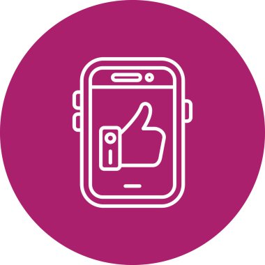 mobil simge vektör illüstrasyonu