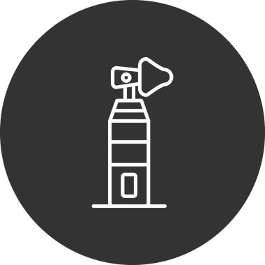 Gaz simgesinin vektör illüstrasyonu