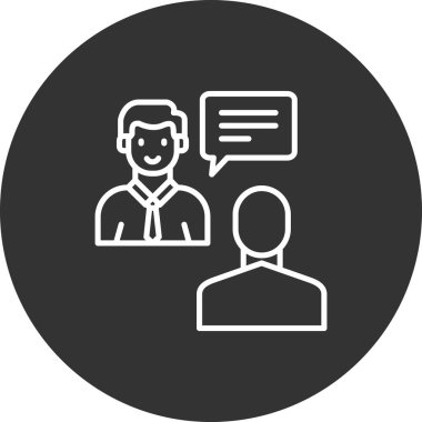 Modern simgenin vektör illüstrasyon tasarımı